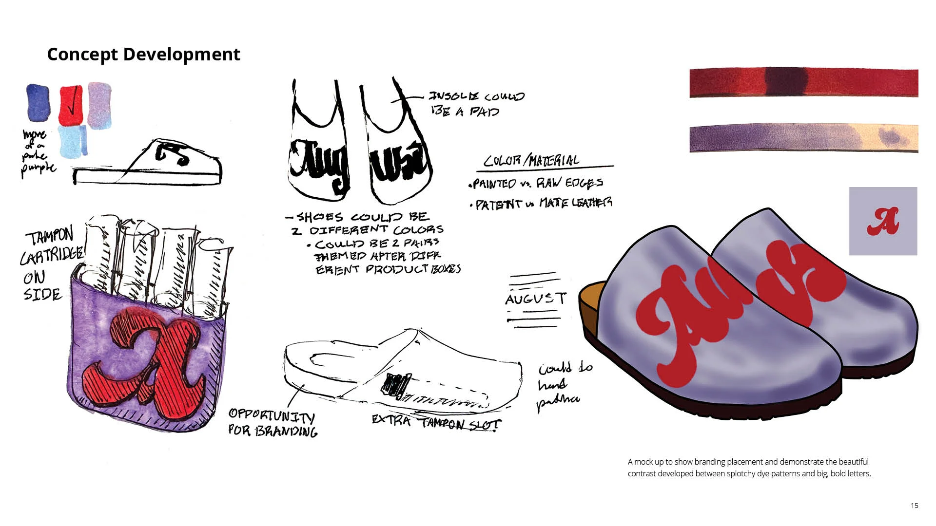 August Advertising project slide 3